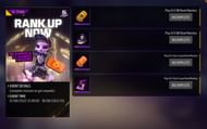 The four rewards and their corresponding tasks (Image via Garena